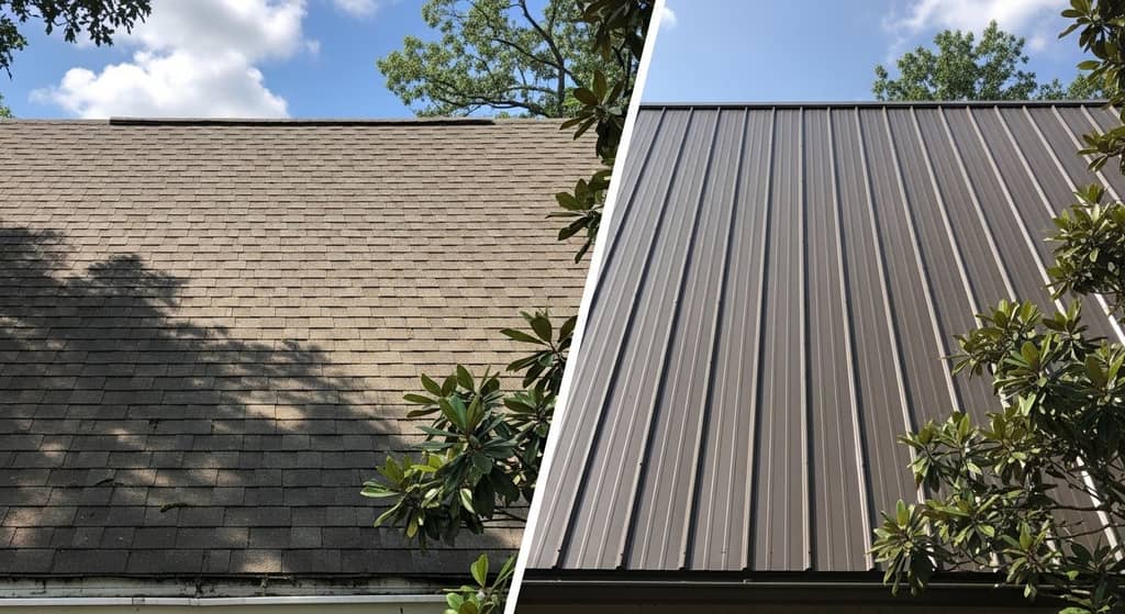 Asphalt Shingles vs Metal Which Is Better for Mississippi Homes