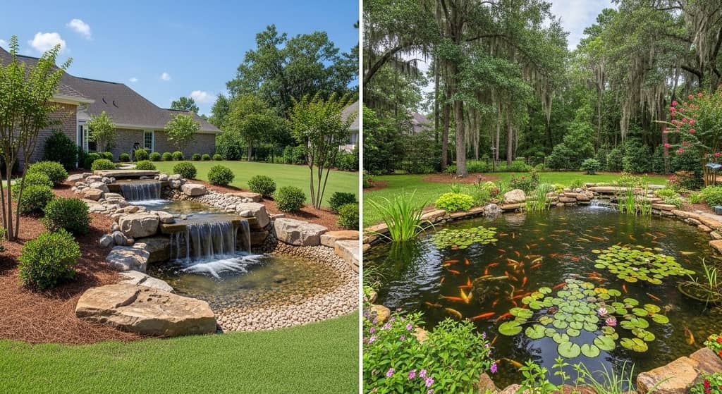 Pondless Waterfall vs. Pond Best for Mississippi Backyards?